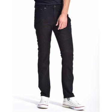 MEN'S TRACTION FIVE POCKET MOTO SLIM FIT JEANS