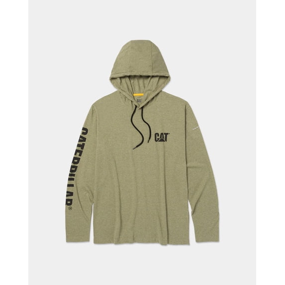 Men's UPF Hooded Banner Long Sleeve T-Shirt | CAT® WORKWEAR