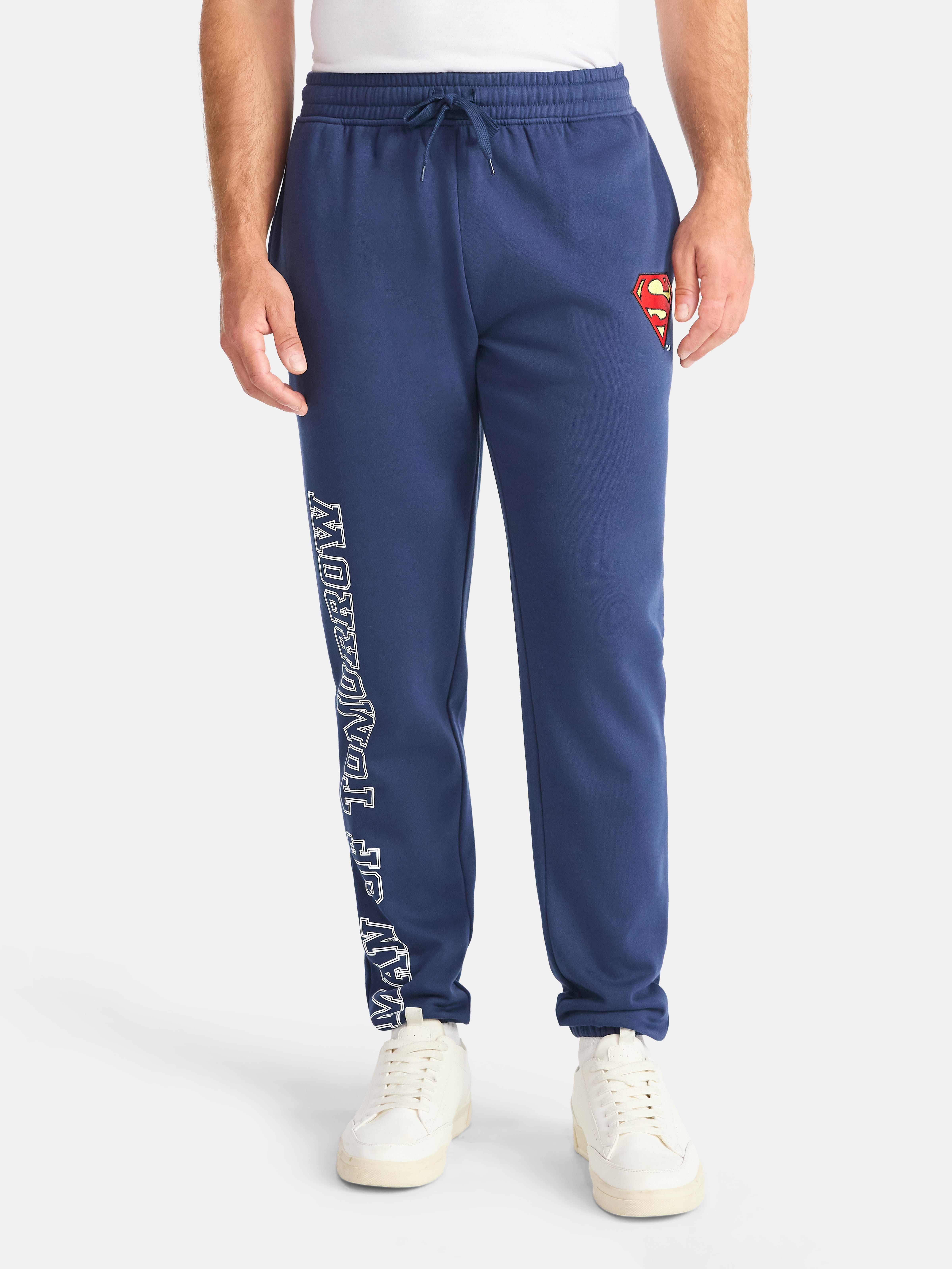 Superman Men's and Big Men's Graphic Jogger Pants, Sizes XS-3XL