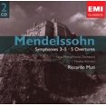 thumbnail image 1 of MENDELSSON: SYMPHONIES 3-5; OVERTURES, 1 of 1