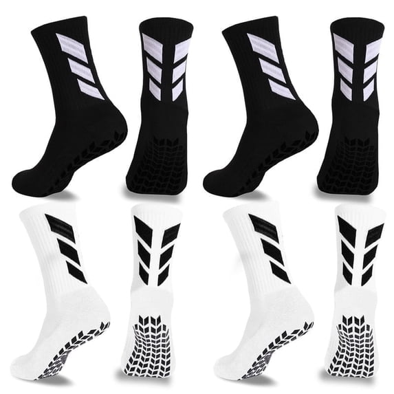 MENDENG Non Anti Slip Skid Men's Soccer Socks - Training Running Hiking Athletic Yoga Hospital