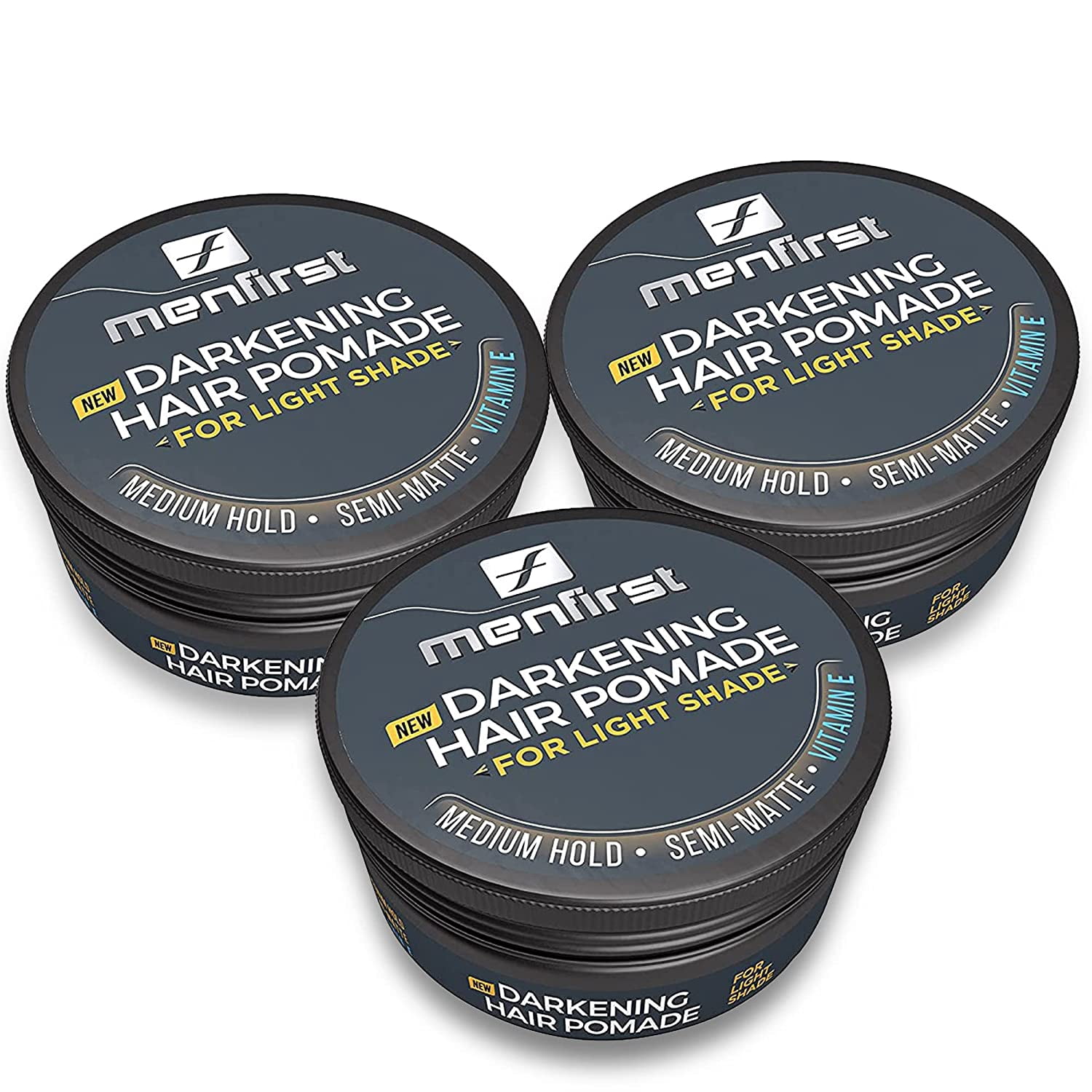 MENFIRST Darkening Hair Pomade For Men Light Shades, Blonde & Medium