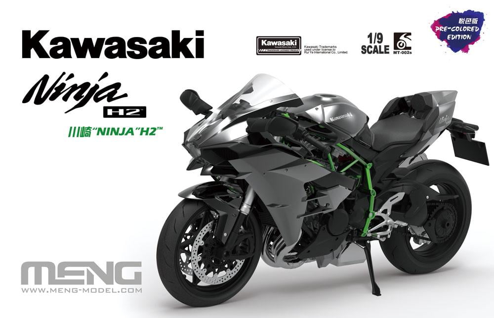 MENG MODEL MT-002S 1/9 SCALE KAWASAKI NINJA H2 2020 NEW