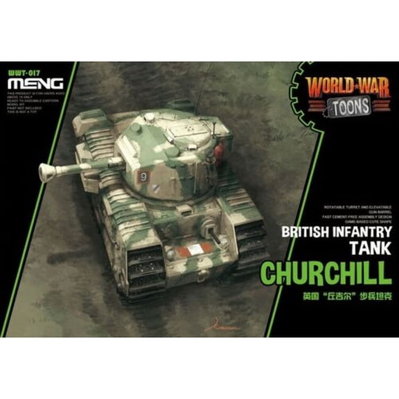 MENG WWT-017 British Infantry Tank Churchill [Q Edition] - Scale Model Kit
