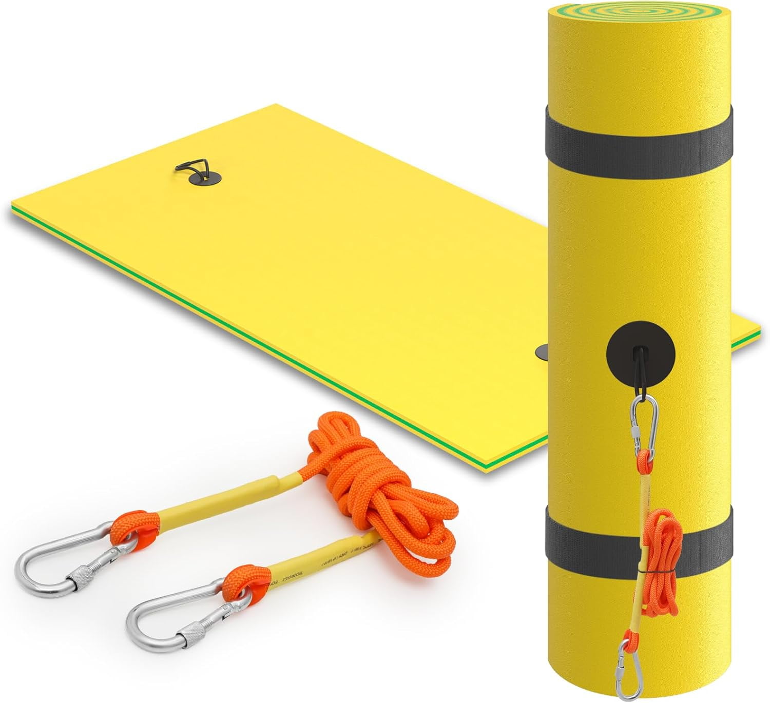 MENGGE Large Water Floating Mat for Adults Pool Lake Boating Float Pad