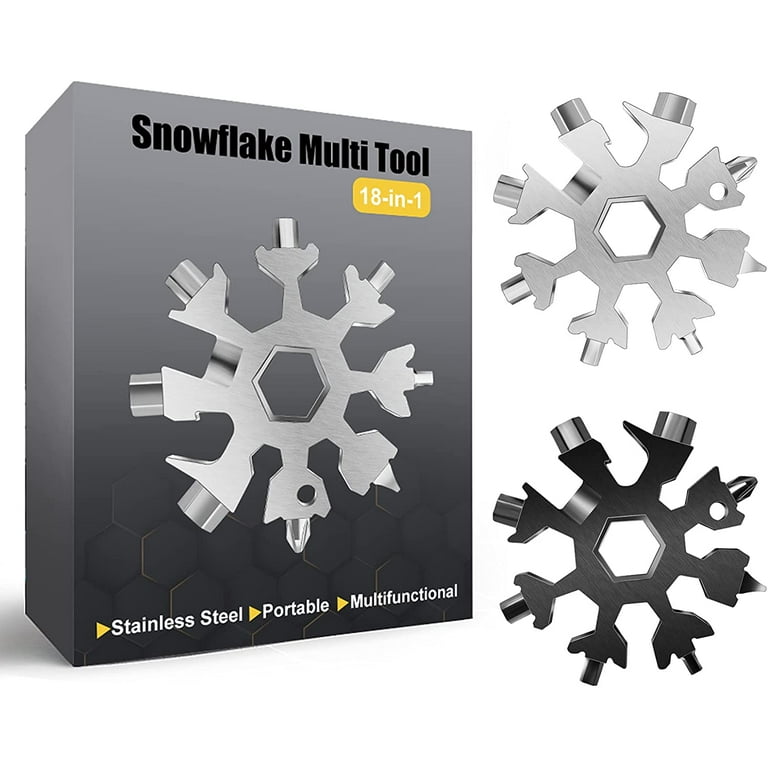 Aitsite 18 In 1 Snowflake Multi Tool Portable Stainless Steel