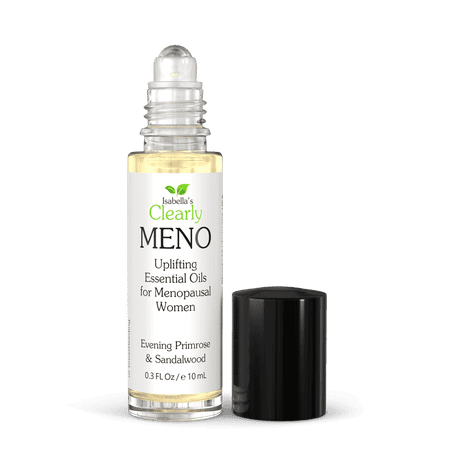 MENO Essential Oil Roll-On for Women | Natural Aromatherapy for Mood, Drive, and Balance with Evening Primrose, Clary Sage, Sandalwood, and Flax Seed