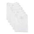 thumbnail image 1 of MENS 6 PACK CLASSIC V-NECK T-SHIRTS - WHITE, L, Assorted, 1 of 3