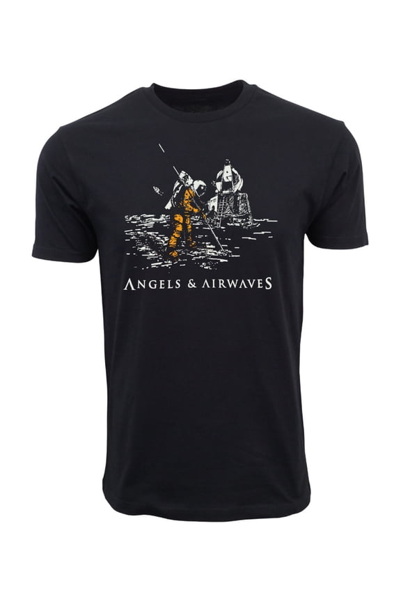 MENS ANGELS AND AIRWAVES MOON LANDING T SHIRT