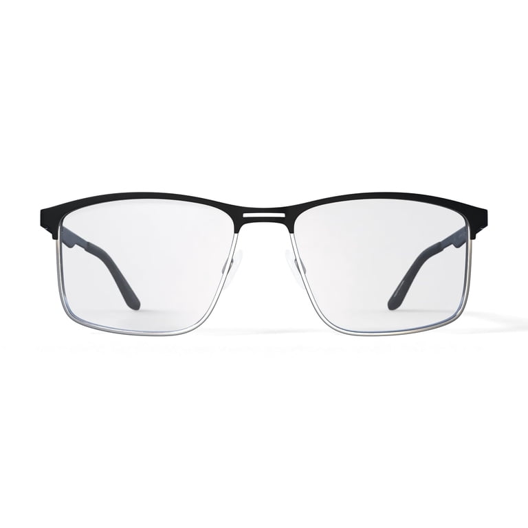 Walmart Men's Dwaine Browline Prescription Eyeglasses with Case