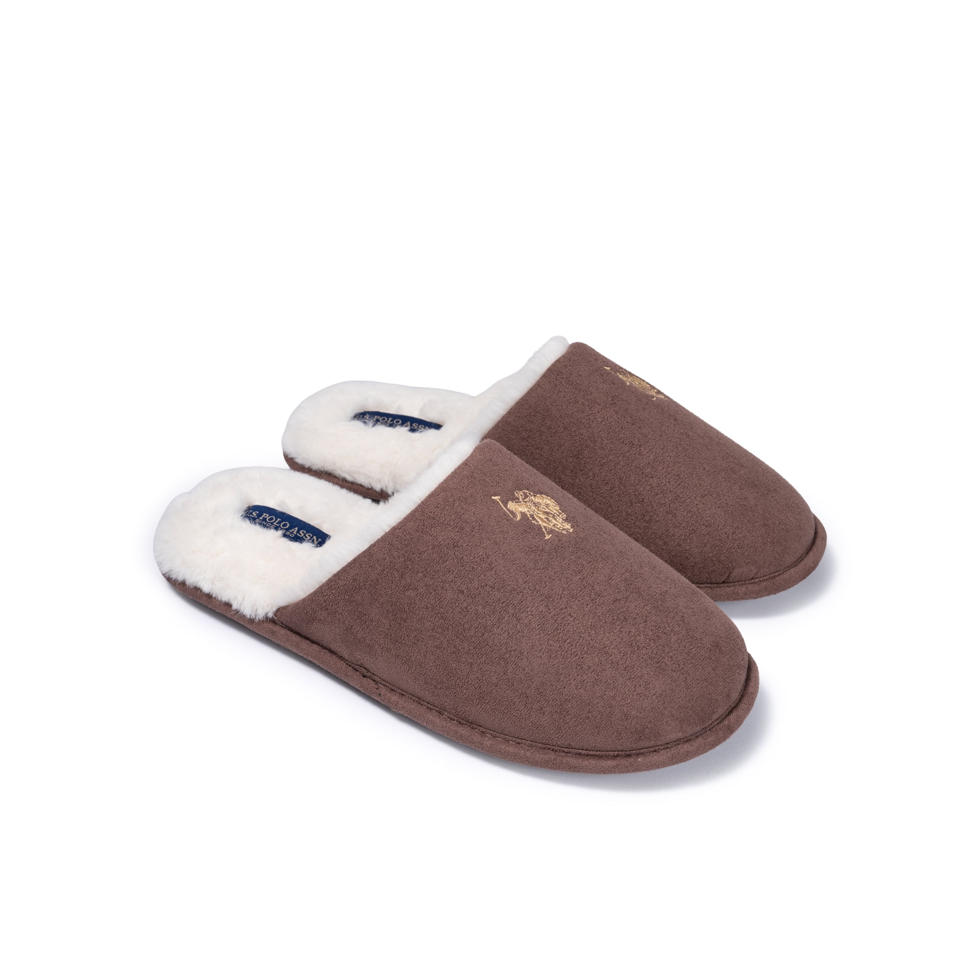 U.S Polo Assn. Mens Scuff Slippers