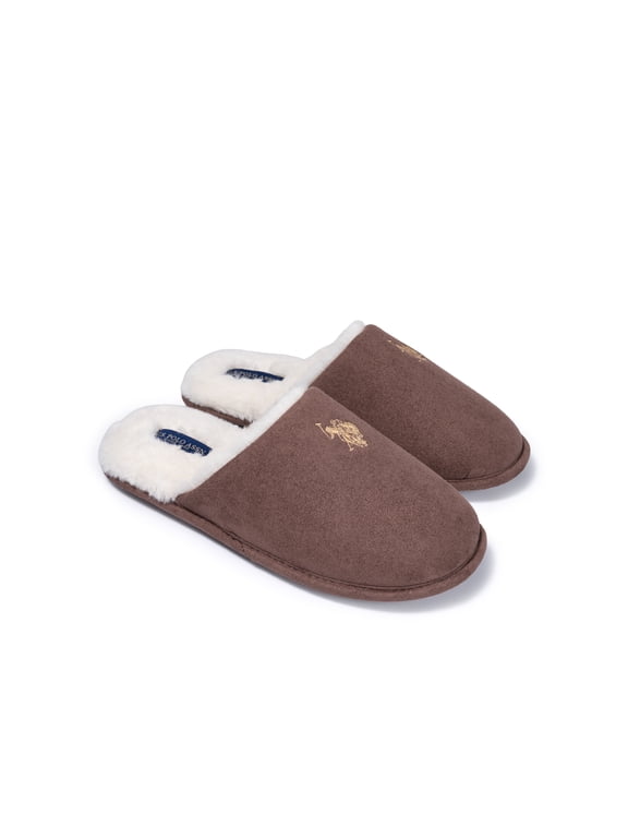 U.S Polo Assn. Mens Scuff Slippers