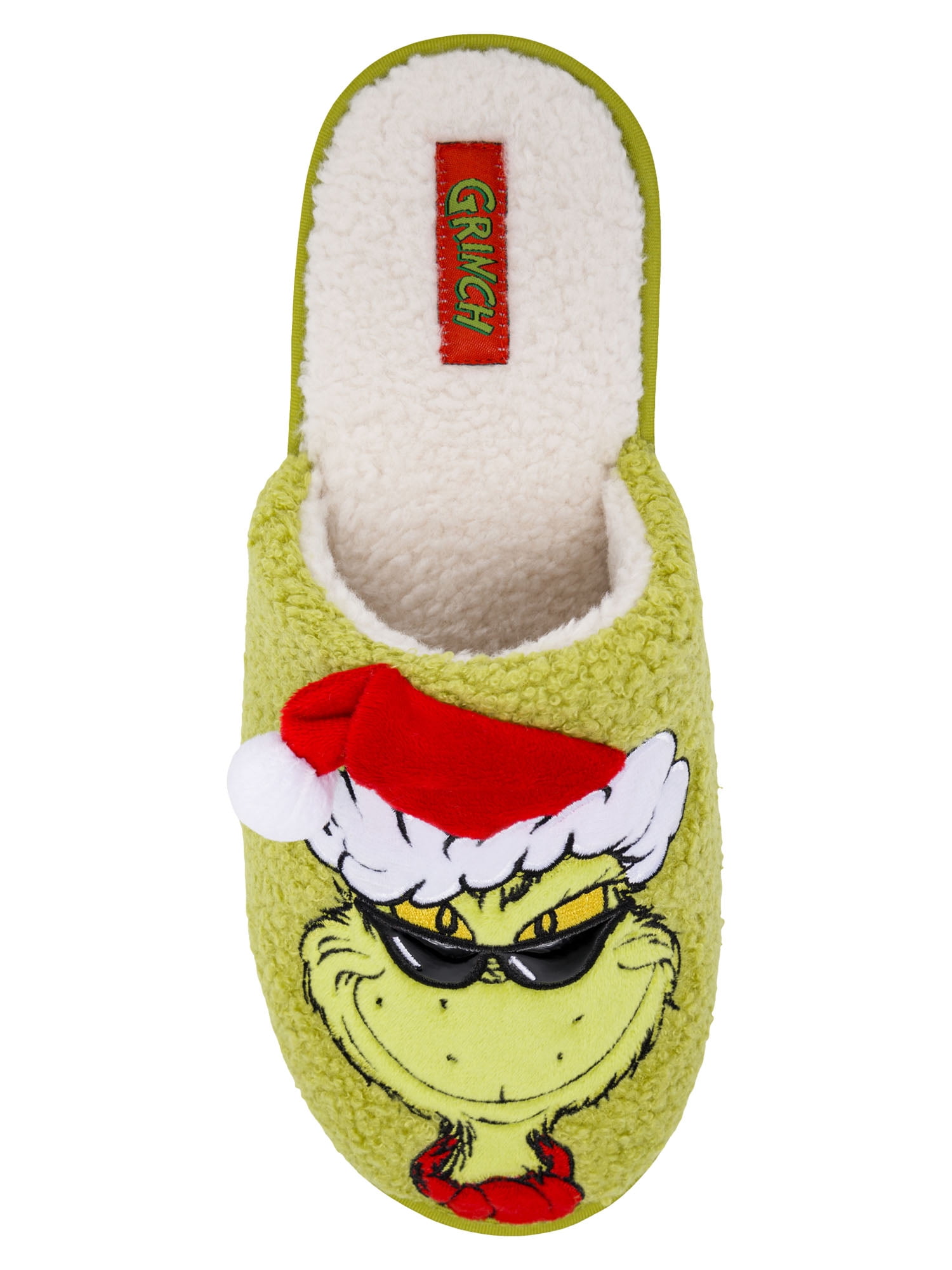Grinch Men’s Plush Scuff Slipper