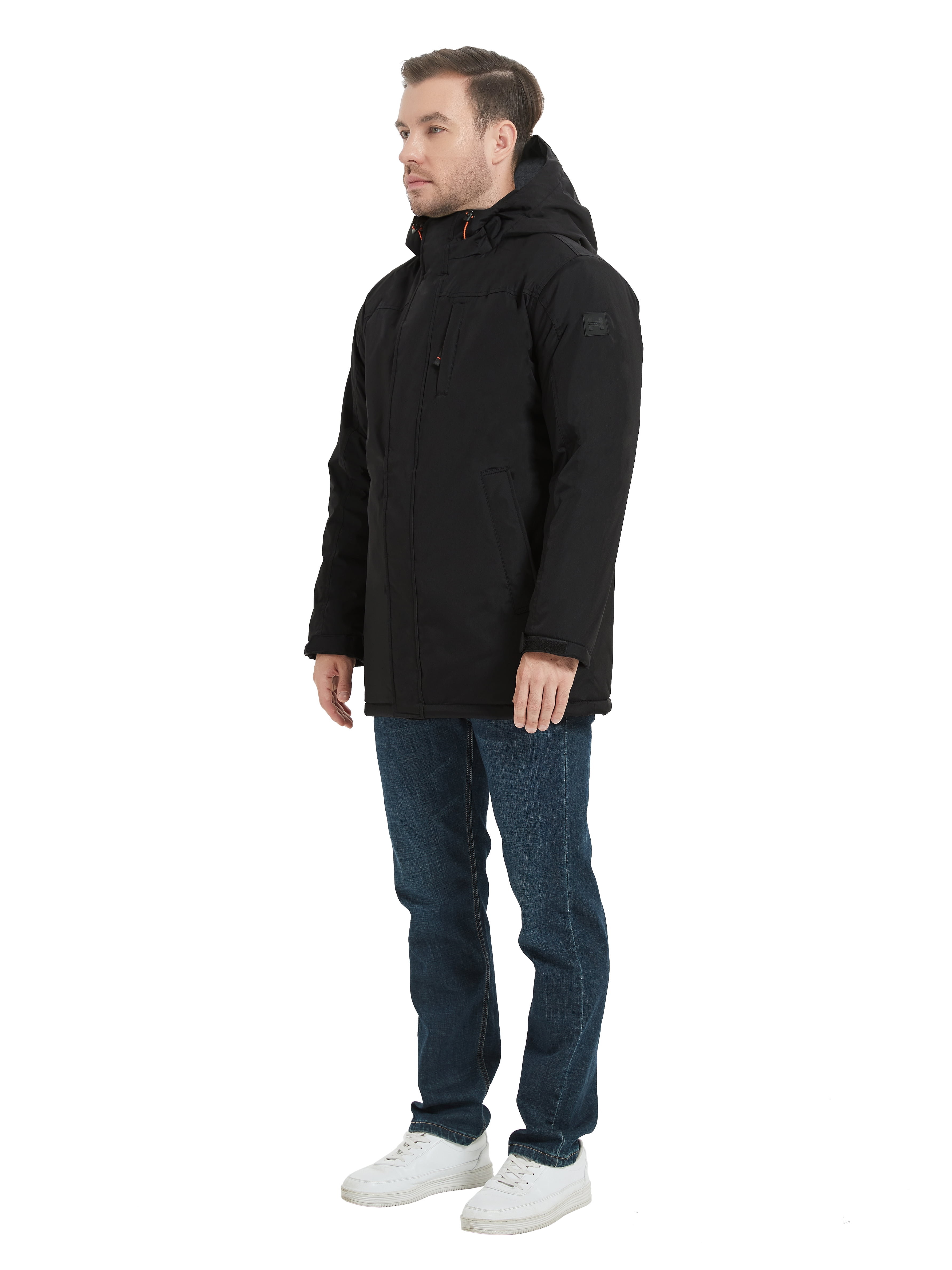 Hawke & Co Mens Hooded Snorkle Jacket, Sizes S-2XL