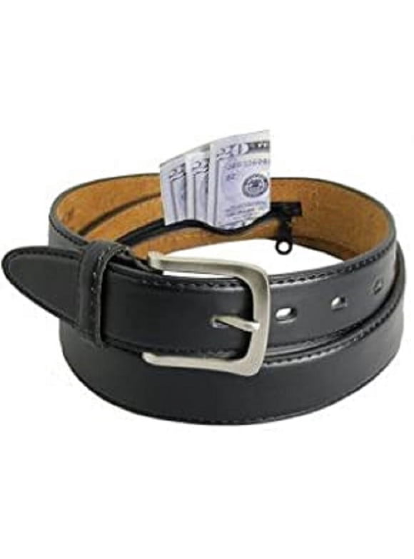 BOL Men's Hidden Pocket Grain Leather Money Belt main image 1