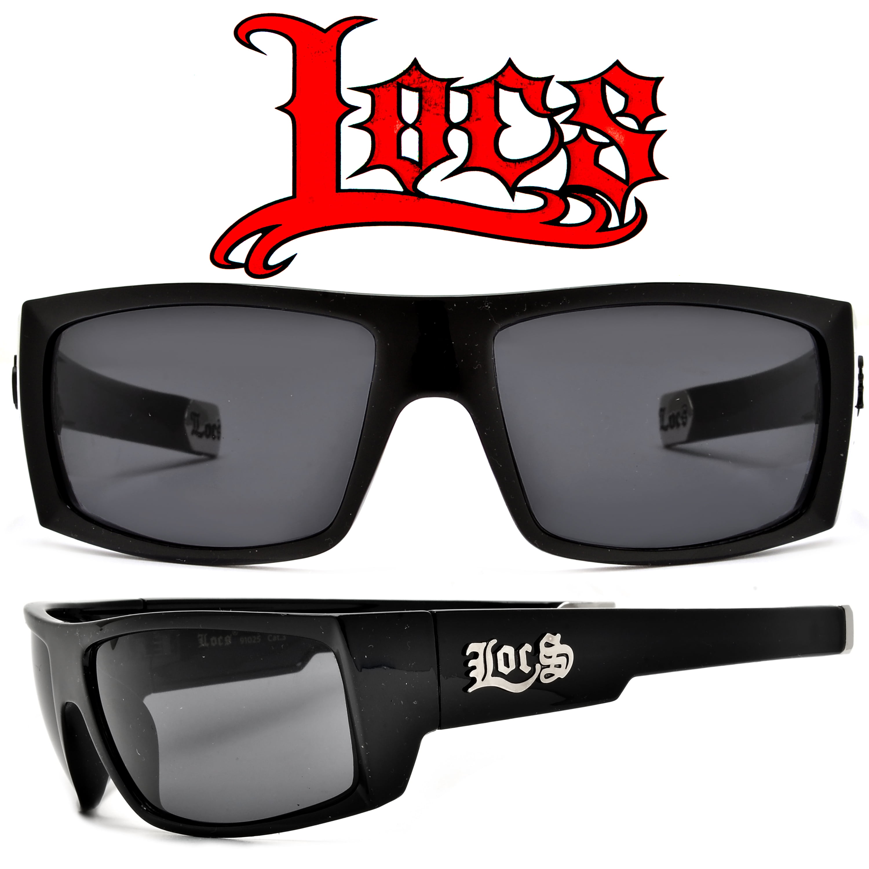 MENS LOCS OG GANGSTER LOWRIDER CHOLO DARK HARDCORE SHADES SUNGLASSES