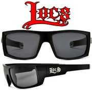 Mens Locs Og Gangster Lowrider Cholo Dark Black Shades Sunglasses