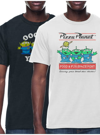 Toy Story Men's Pizza Planet Uniform T-Shirt White