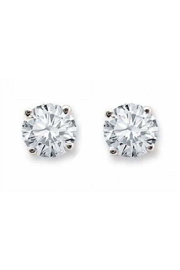 MENS OR WOMENS Solid 925 Sterling Silver Real Moissanite Stud Earrings Passes Diamond Tester,Screw Back Closure studs, Wedding Earrings