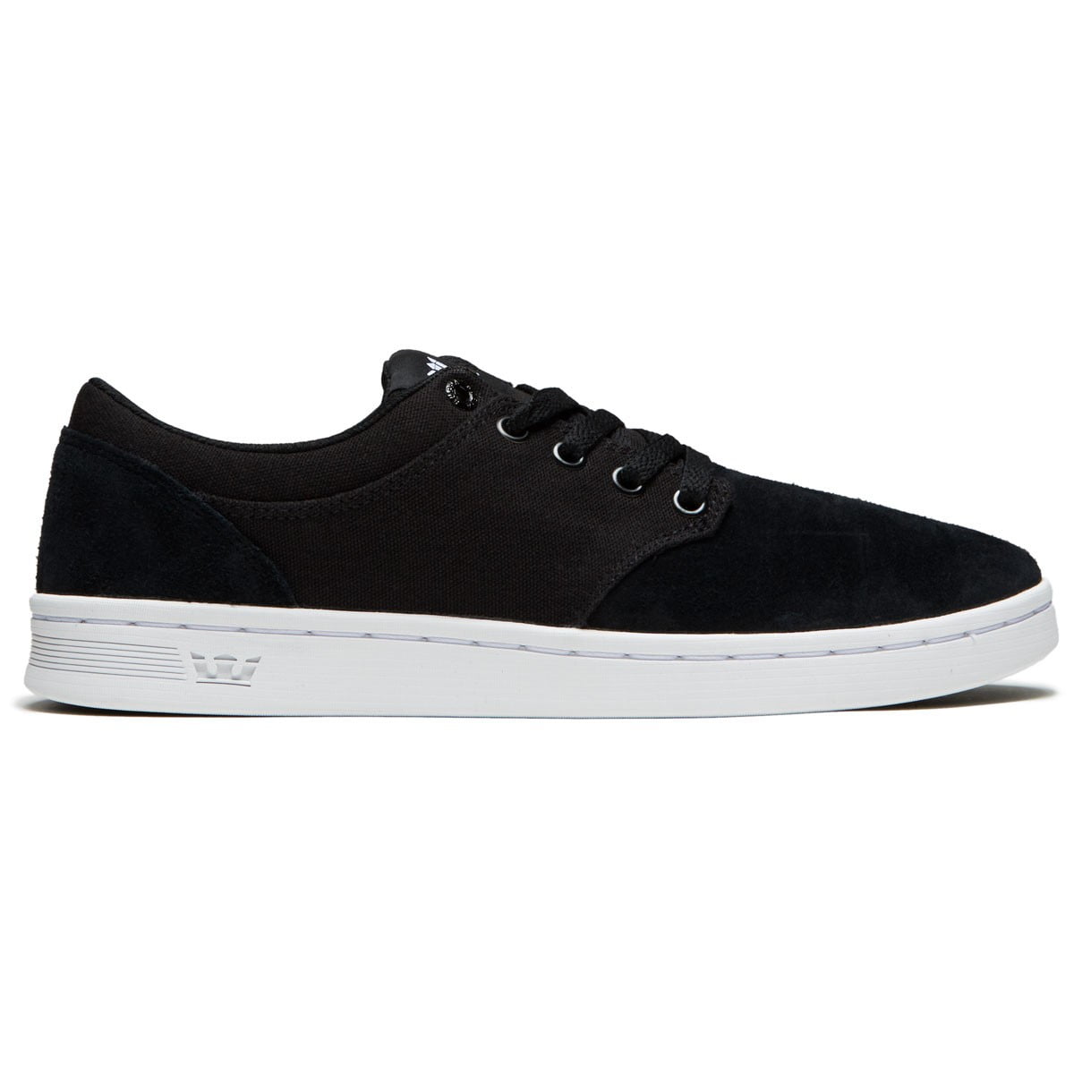 MENS SUPRA CHINO COURT BLACK/WHITE 08058-003 RETRO (11)