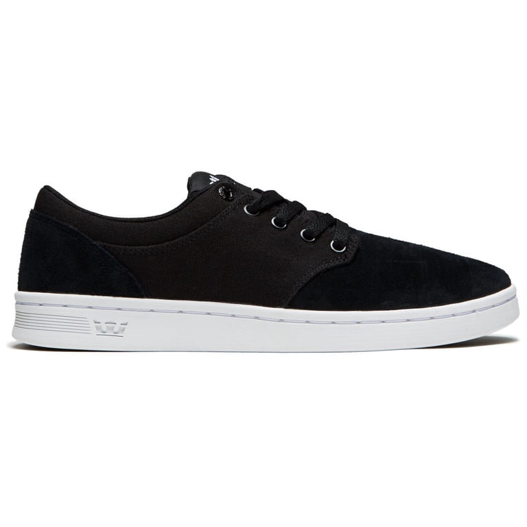 MENS SUPRA CHINO COURT BLACK/WHITE 08058-003 RETRO (11)