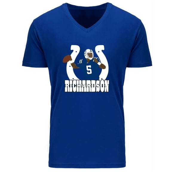 MENS V NECK Anthony Richardson Colts Logo Shirt T-Shirt