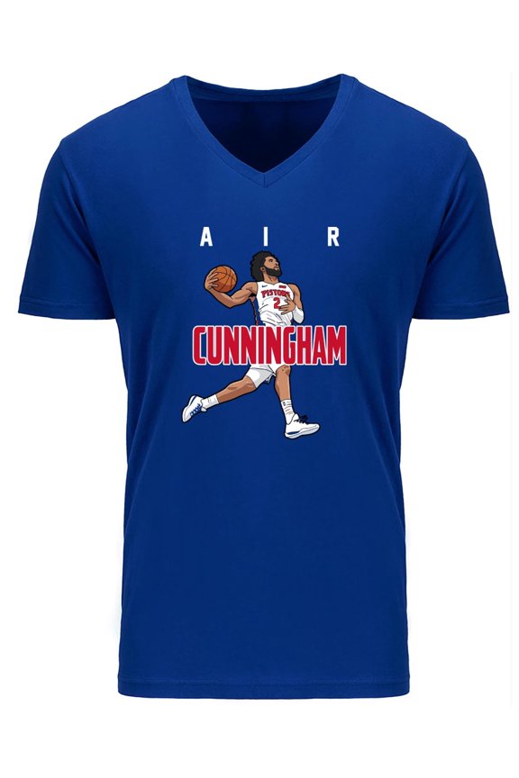 MENS V NECK Cade Cunningham AIR Detroit Shirt T-Shirt