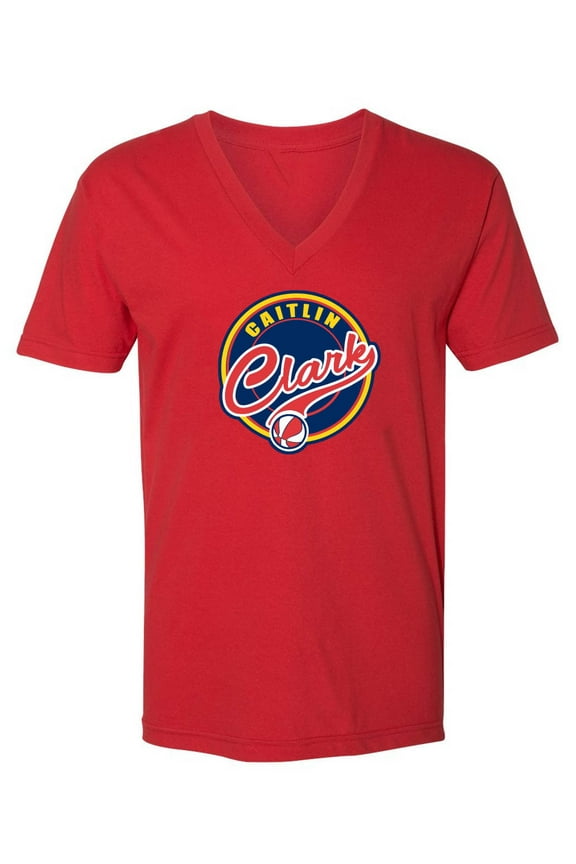 MENS V NECK Caitlin Clark Fever Logo Shirt T-Shirt