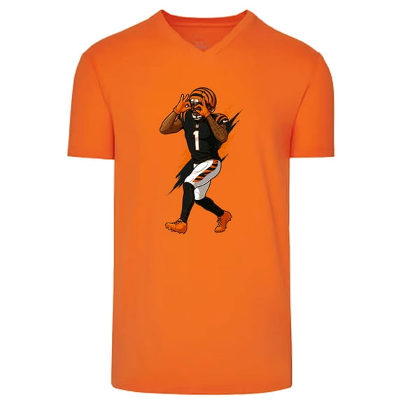 MENS V NECK Jamarr Chase Griddy Cincinnati Shirt T-Shirt