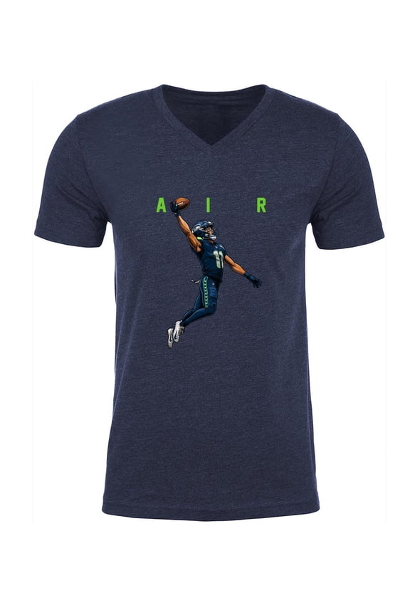 MENS V NECK Jaxon Smith Njigba JSN AIR Seattle Shirt T-Shirt