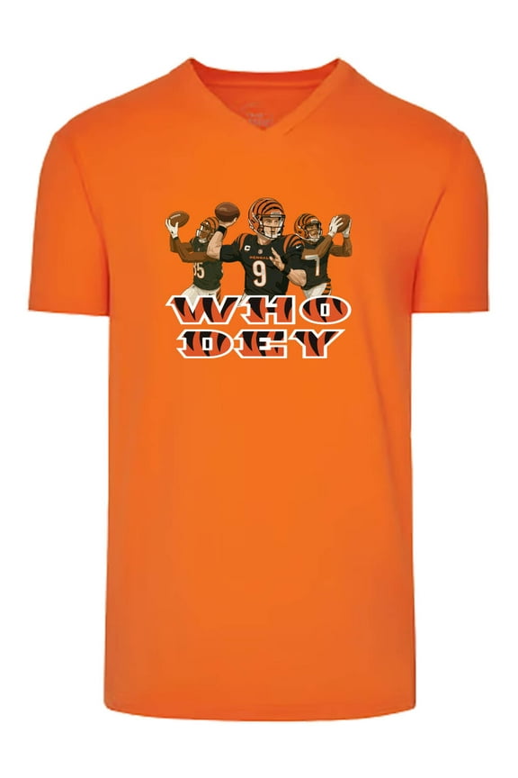 MENS V NECK Joe Burrow Jamarr Chase Tee Higgins Cincinnati Shirt T-Shirt