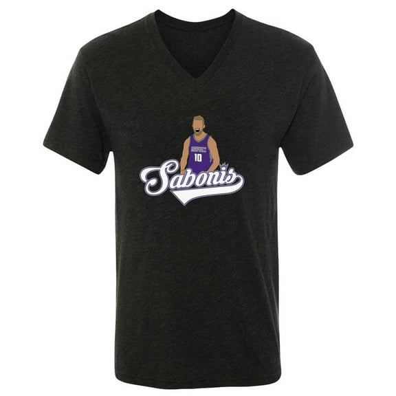 MENS V NECK Kings Domantas Sabonis Pic Logo Shirt T-Shirt