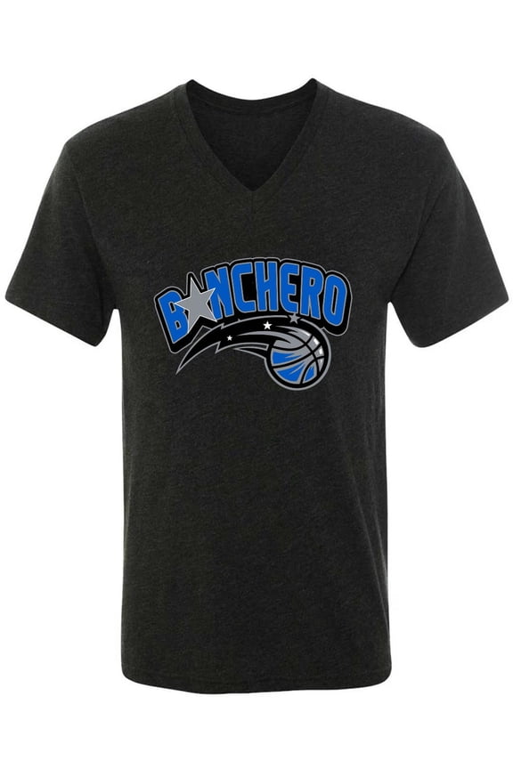 MENS V NECK Magic Paolo Banchero Logo T-Shirt