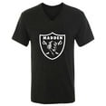 thumbnail image 1 of MENS V NECK Raiders John Madden Logo T-Shirt SMALL, 1 of 1