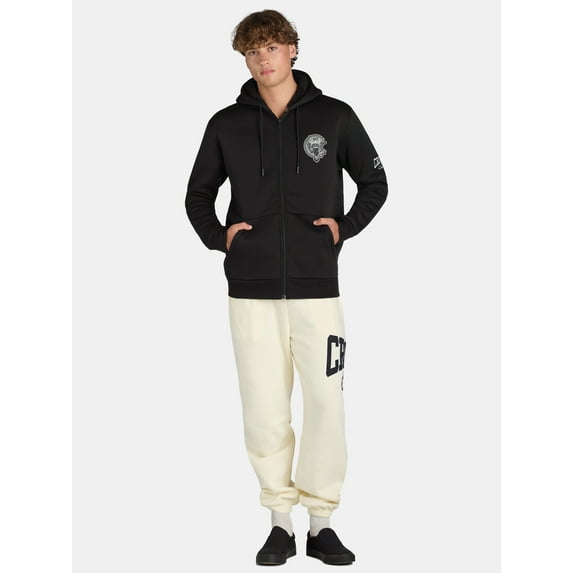 Crooks & Castles Men's Graphic Faux Shearling Zip Hoodie, Sizes XS-3XL