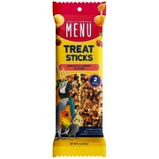 MENU Parrot Treat Stick - Apricot & Cherry Flavor 2pk - SM STX