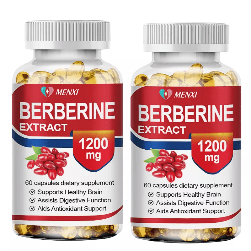 MENXI Berberine with Ceylon Cinnamon 1200mg Blood Sugar Support Supplement Health Immune,240 capsules