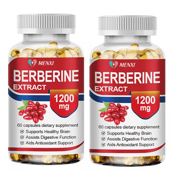 MENXI Berberine with Ceylon Cinnamon 1200mg Blood Sugar Support Supplement Health Immune,240 capsules