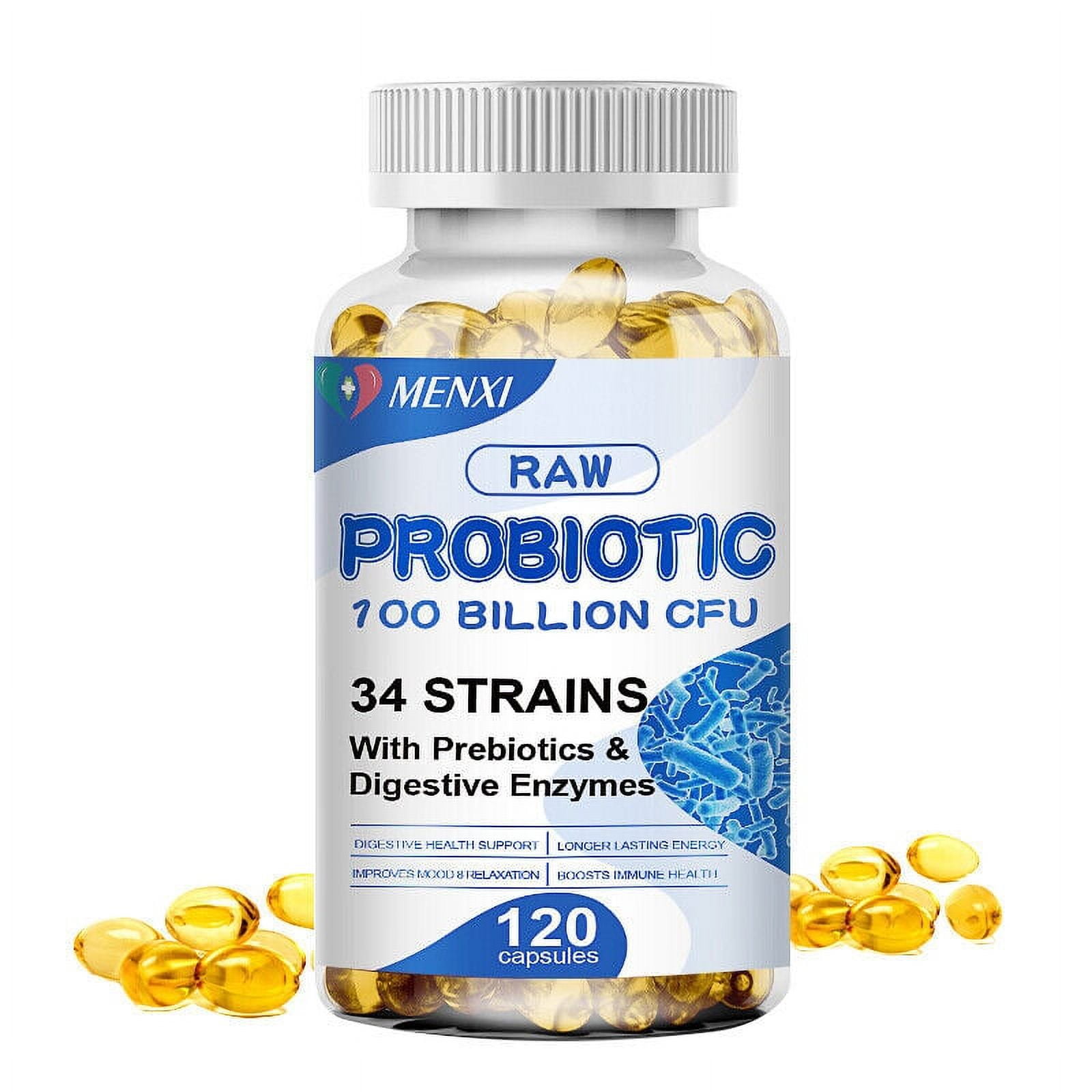 MENXI Digestive Enzymes Plus Prebiotics & Probiotics for Better