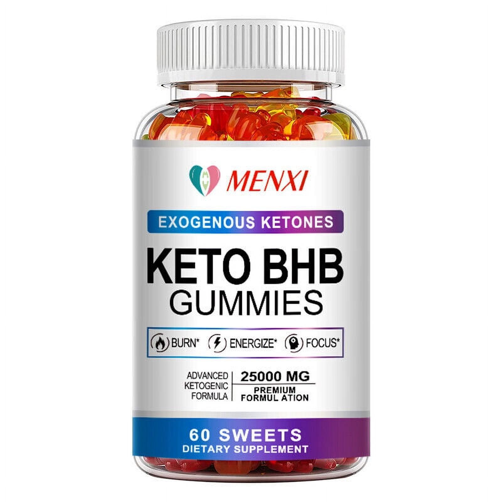 MENXI Keto BHB Gummies, Appetite Suppressant Slimming Support, Fat