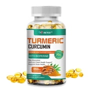 MENXI Turmeric Curcumin 95% 2000mg with BioPerine Black Pepper Extract High Absorption Triple Strength Capsules 120 Capsules
