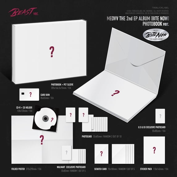 MEOVV - 2ND EP BITE NOW (BEAST VER.) (Walmart Exclusive) - CD