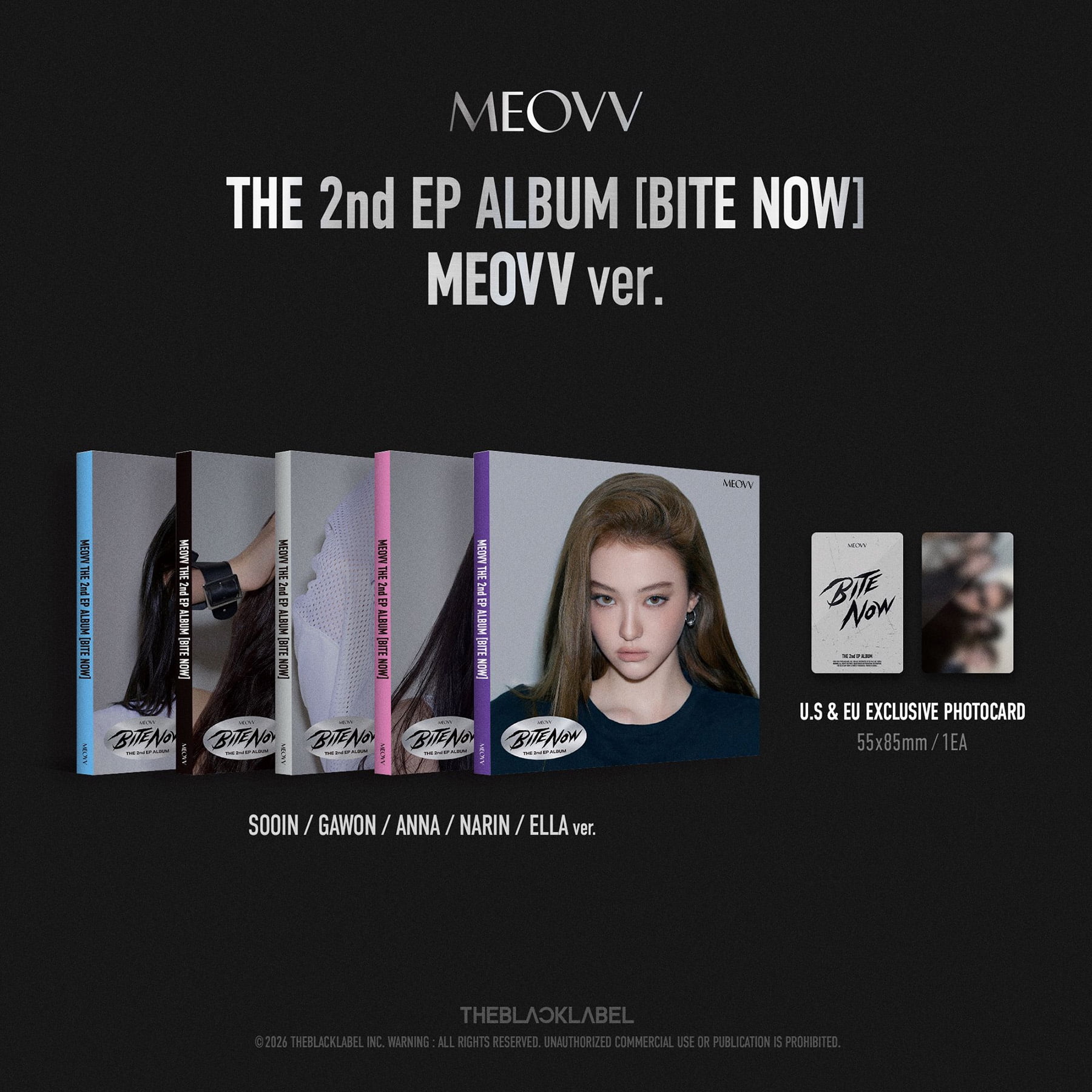 Meovv - 2ND EP BITE NOW (MEOVV VER.) - Music & Performance - CD