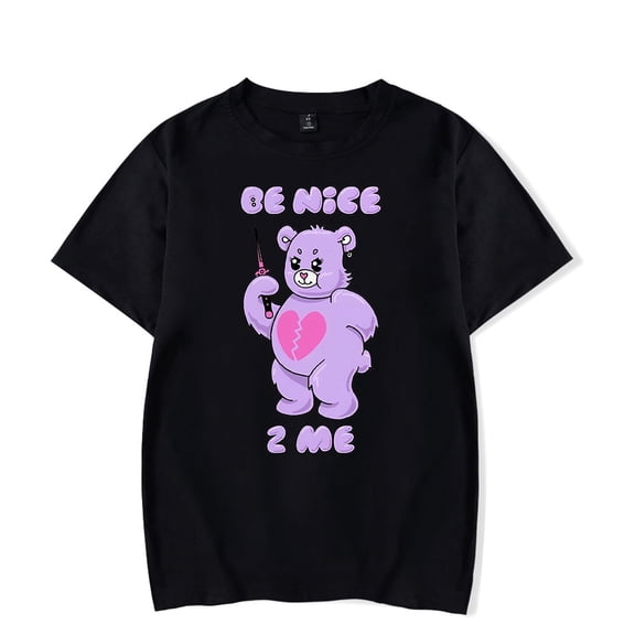 MEOVV Be Nice T-Shirt Men/Women Streetwear T-Shirt Shirt Short Sleeve