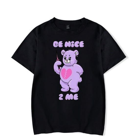 MEOVV Be Nice T-Shirt Men/Women Streetwear T-Shirt Shirt Short Sleeve