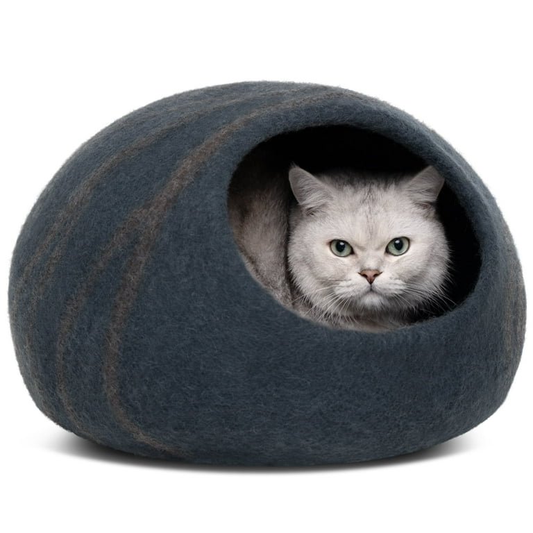 Meowfia Cat Bed for Large Cats Slate Grey Walmart