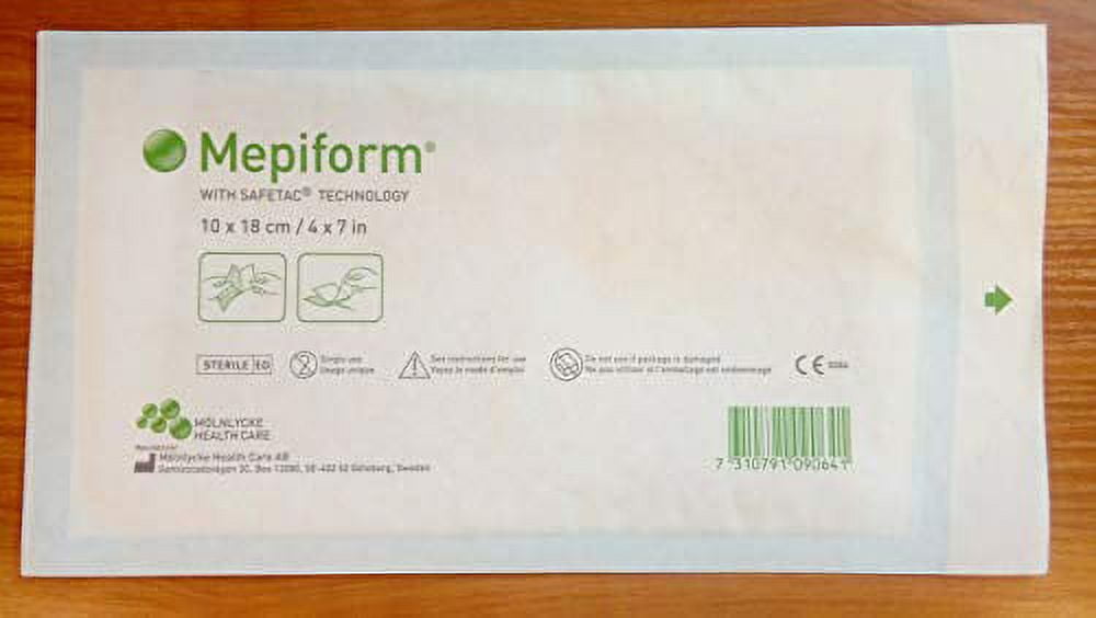 MEPIFORM Scar Reduction Dressing 4x7inch 10x18cm 5/pkMEPIFORM Scar