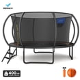 thumbnail image 1 of MERACH 12FT Family Outdoor Trampoline – Backyard Family Upgrade, 1 of 12
