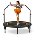 thumbnail image 1 of MERACH 48" Mini Trampoline with Handle, Foldable Fitness Rebounder for Adults and Kids, 450 lbs Capacity, 1 of 6