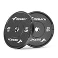 thumbnail image 1 of MERACH 90lb Olympic Weight Plates, 2-Inch Rubber Barbell Plates for Home Gym, Pair, 1 of 9